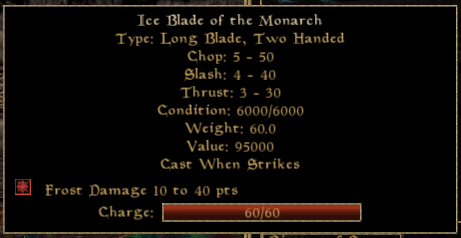Ice Blade of the Monarch